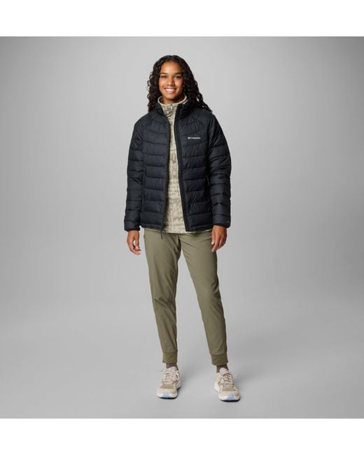 Columbia Black S Powder Lite Ii Full Zip Jacket