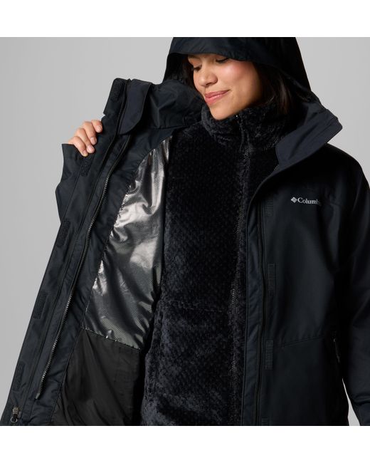 Columbia Black Bugaboo Iii Fleece Interchange Jacket