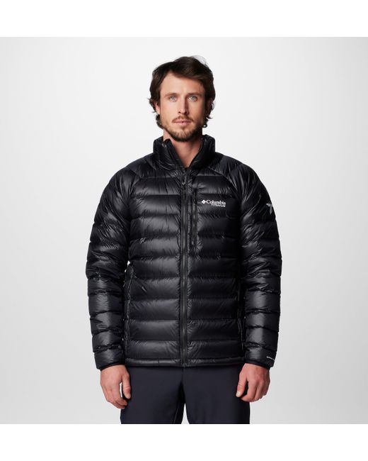 Columbia Black Arctic Crest Down Jacket for men
