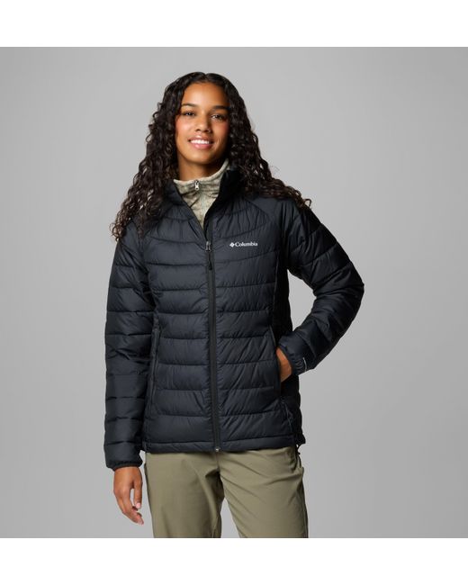 Columbia Black S Powder Lite Ii Full Zip Jacket