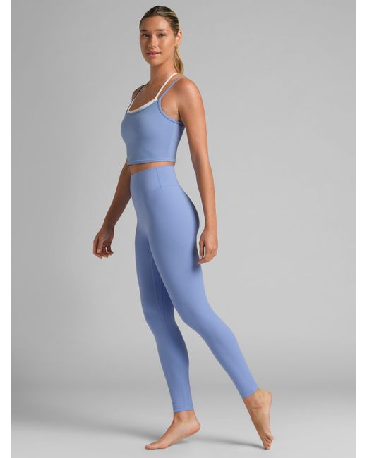 Comfrt Blue Core Double Layer Crop Tank