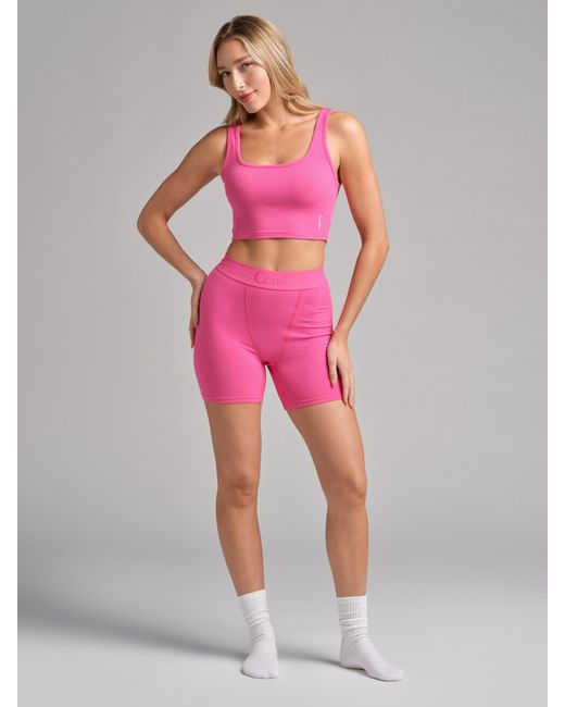 Comfrt Pink Rib Contour Boxer