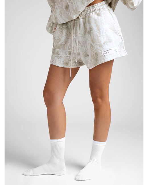 Comfrt White Camo Shorts