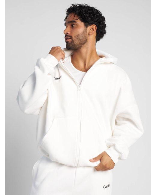 Comfrt White Cloud Zip Hoodie