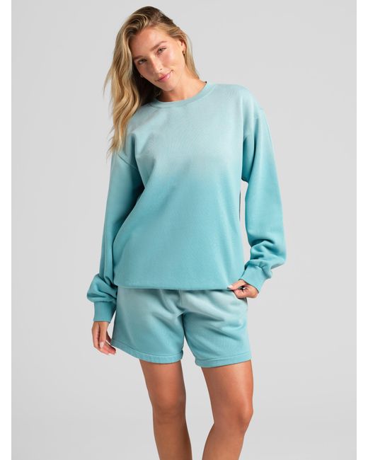Comfrt Blue Sunwashed Shorts
