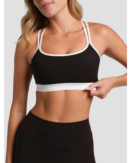 Comfrt Black Core Strappy Bra