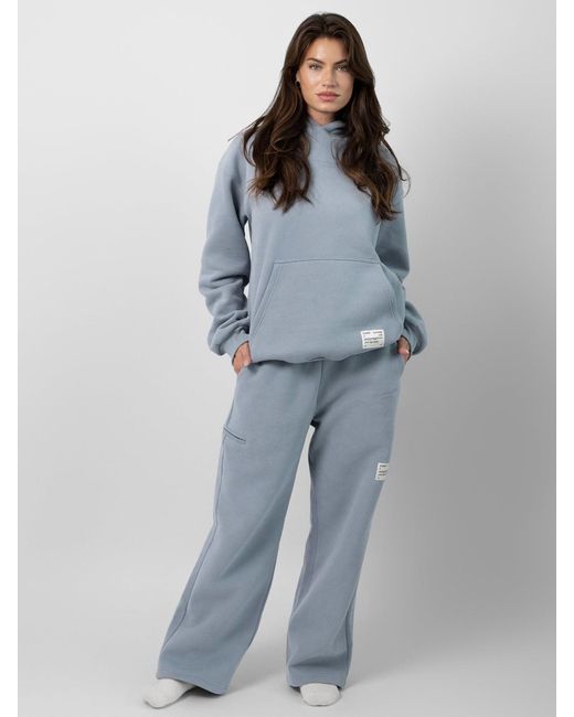 Comfrt Blue Affirmation Straight Leg Sweatpants
