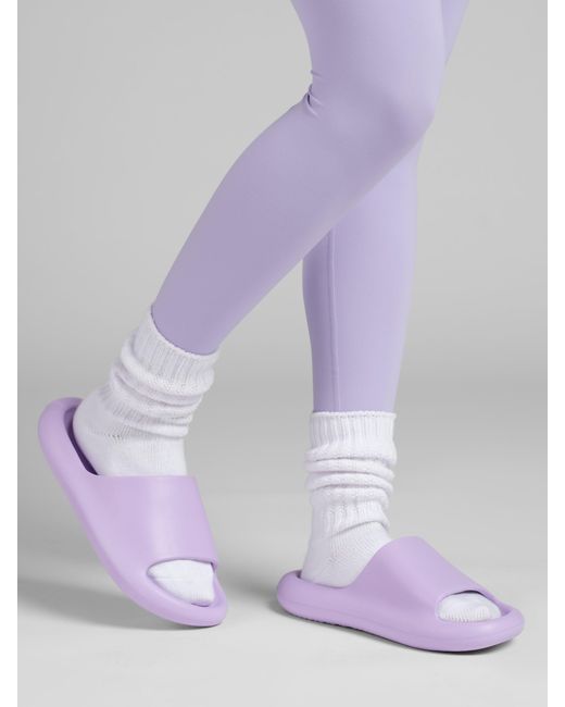 Comfrt Purple Marshmallow Slides