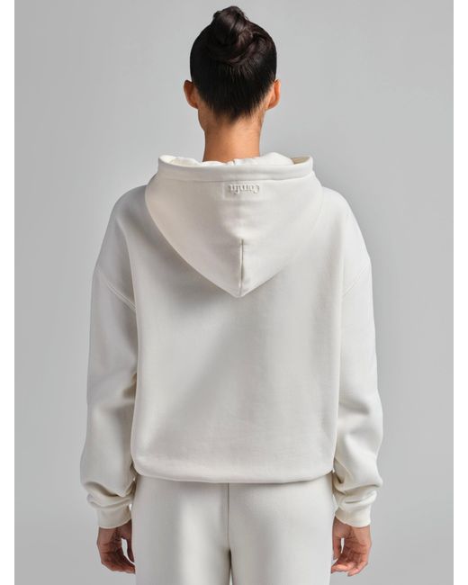 Comfrt Gray Basic Crop Zip Hoodie