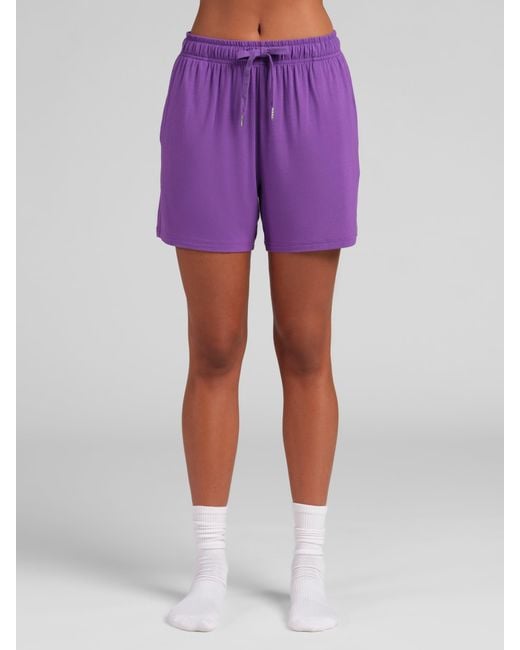 Comfrt Purple Cloud Lounge Shorts