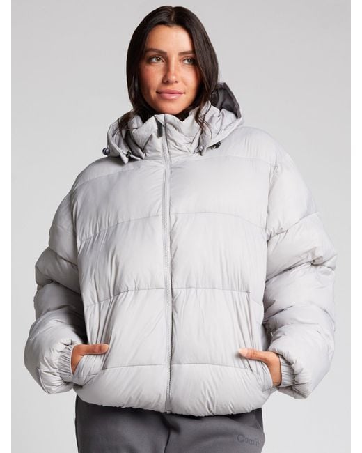 Comfrt Gray Puffer Jacket