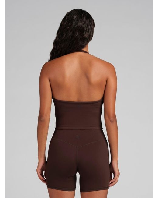 Comfrt Brown Core Halter Tank
