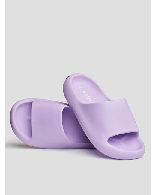 Comfrt Purple Marshmallow Slides