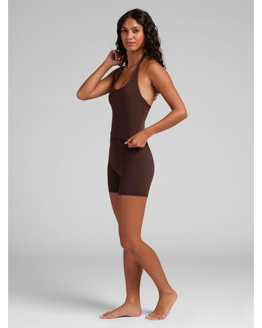 Comfrt Brown Core Halter Tank