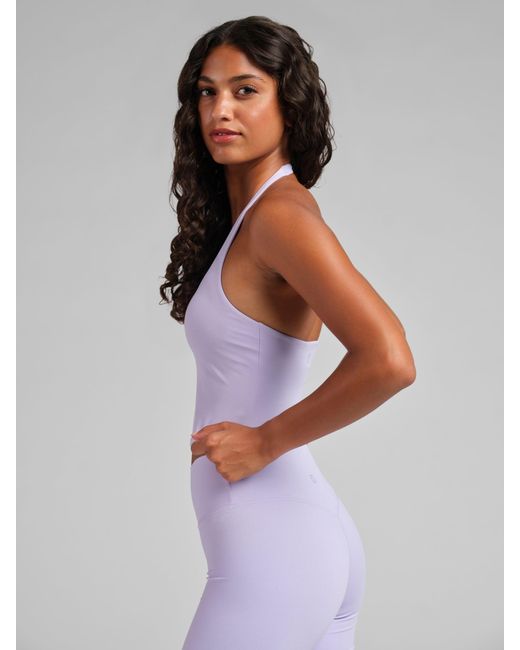 Comfrt Purple Core Halter Tank