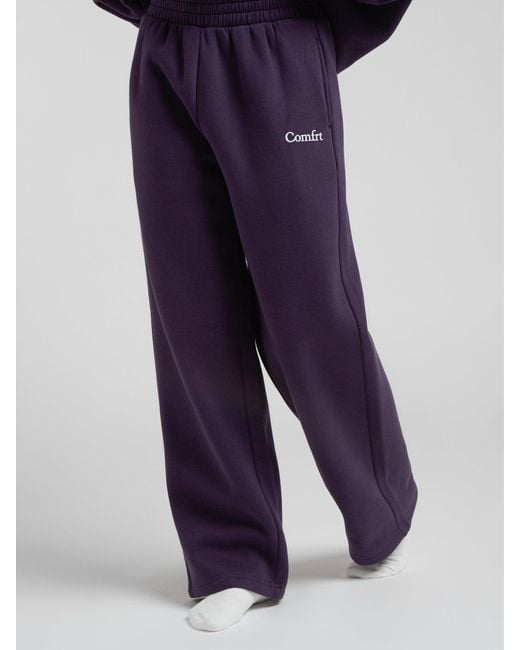 Comfrt Blue Cloud Straight Leg Sweatpants