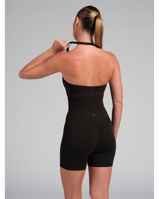 Comfrt Black Core Halter Tank