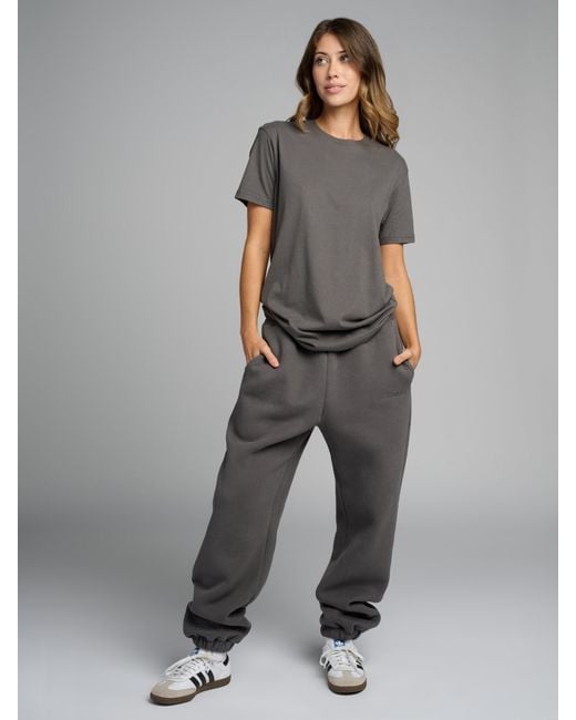 Comfrt Gray Basic Lightweight Tee Shirt
