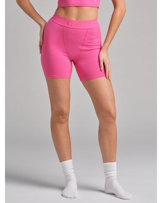 Comfrt Pink Rib Contour Boxer