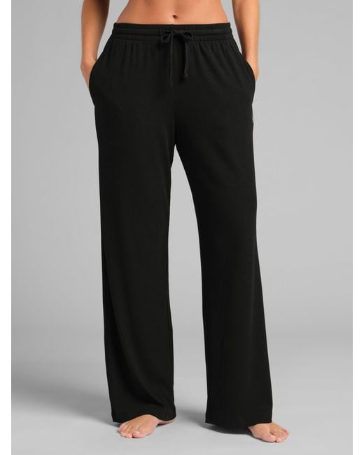 Comfrt Black Rib Contour Pants