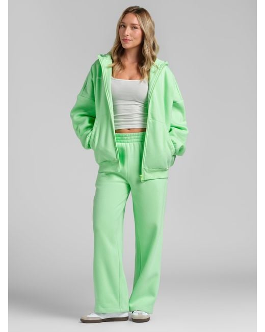 Comfrt Green Cloud Straight Leg Sweatpants