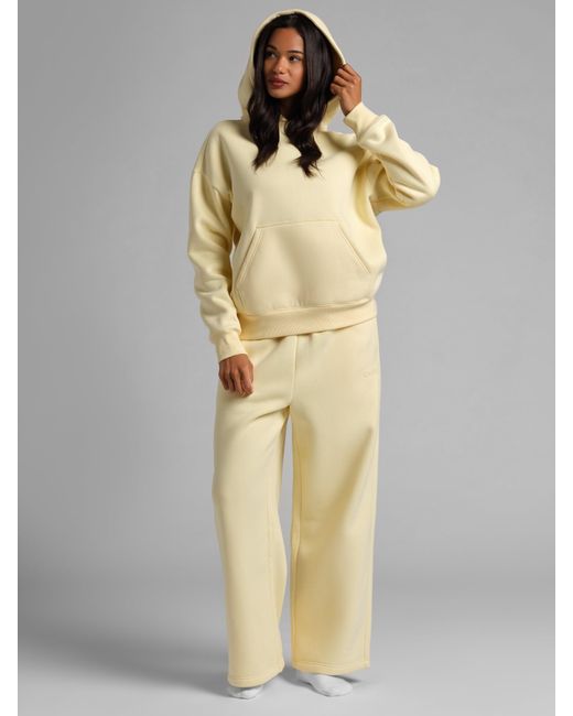 Comfrt Natural Basic Crop Hoodie