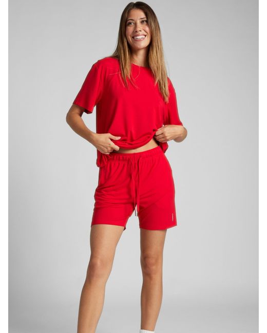 Comfrt Red Cloud Lounge Shorts