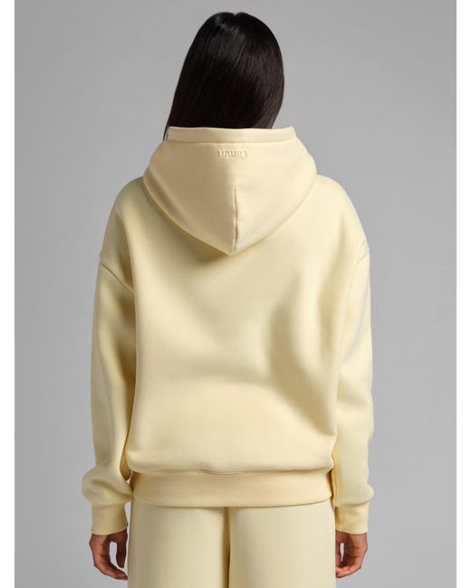 Comfrt Natural Basic Crop Hoodie