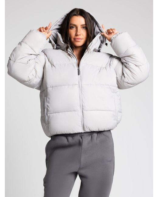 Comfrt Gray Puffer Jacket