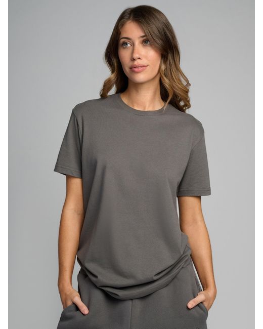 Comfrt Gray Basic Lightweight Tee Shirt