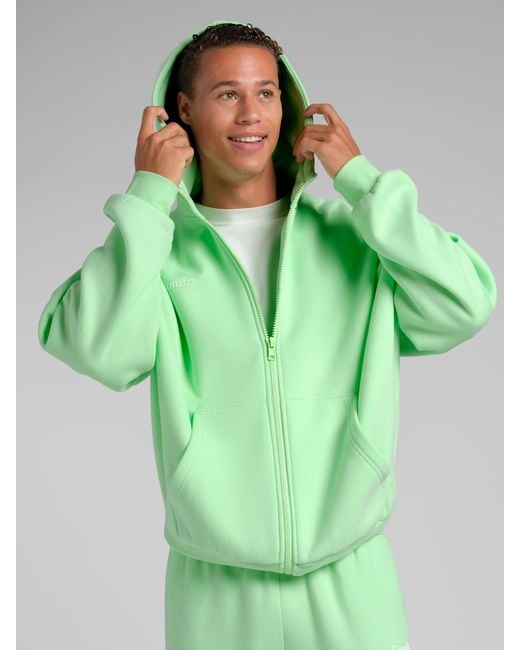 Comfrt Green Cloud Zip Hoodie – Mega