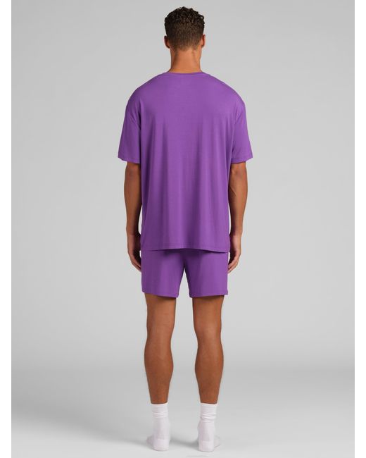 Comfrt Purple Cloud Lounge Shorts