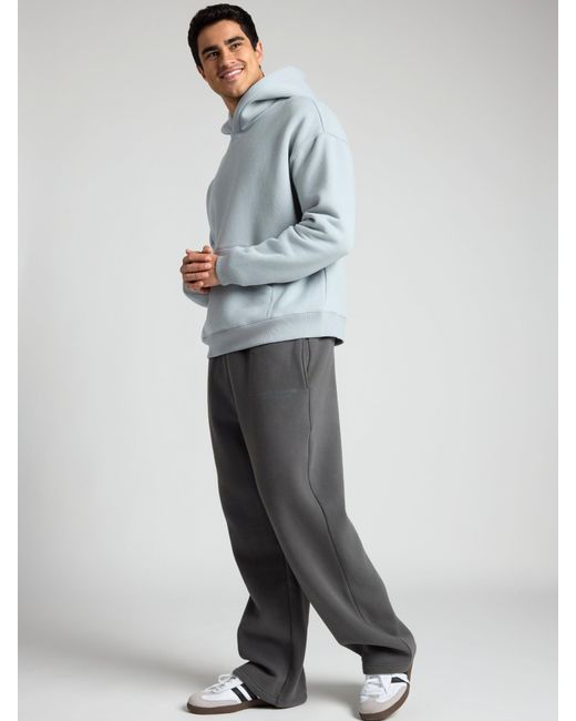 Comfrt Gray Basic Crop Hoodie