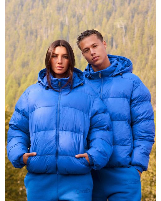 Comfrt Blue Puffer Jacket