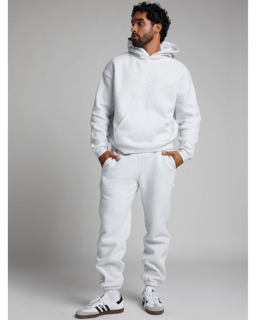 Comfrt Gray Basic Crop Hoodie