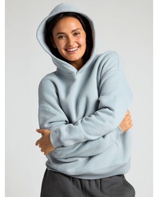 Comfrt Gray Basic Crop Hoodie