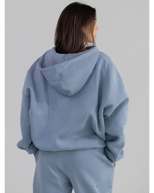 Comfrt Blue Cloud Zip Hoodie