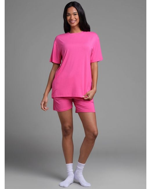 Comfrt Pink Cloud Lounge Shorts
