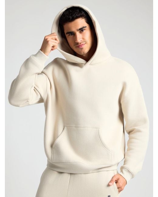 Comfrt Natural Basic Crop Hoodie