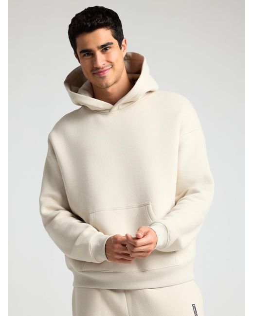 Comfrt Natural Basic Crop Hoodie