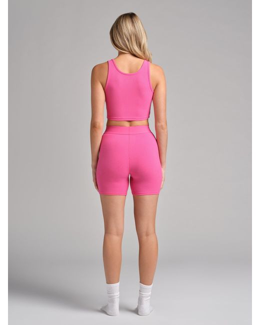 Comfrt Pink Rib Contour Boxer