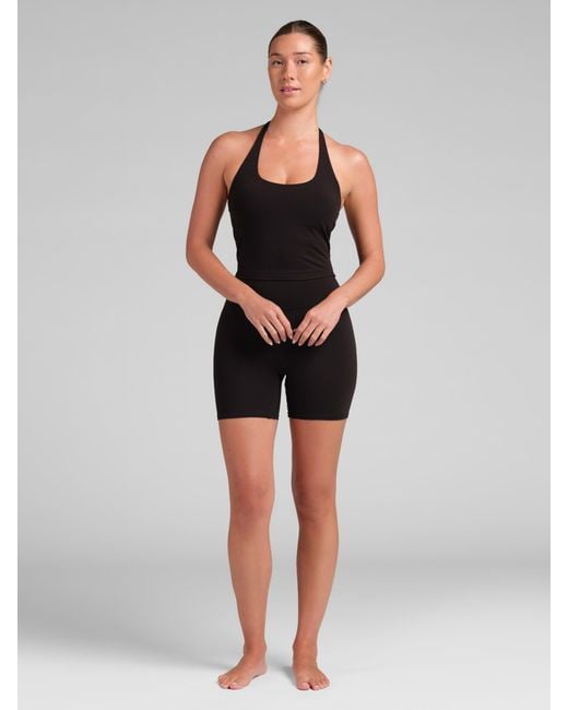 Comfrt Black Core Halter Tank