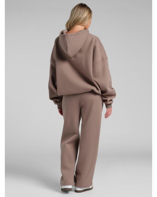 Comfrt Brown Cloud Straight Leg Sweatpants