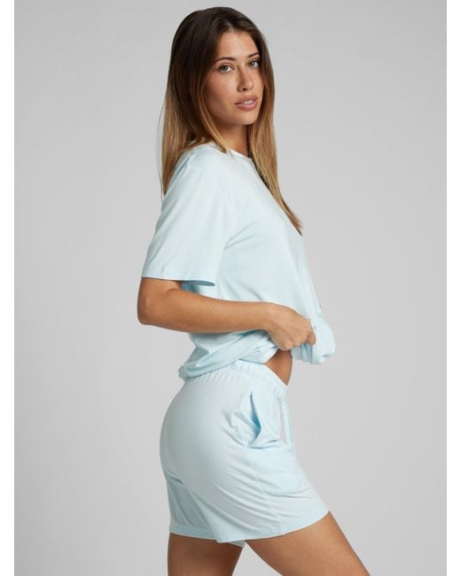 Comfrt Blue Cloud Lounge Shorts