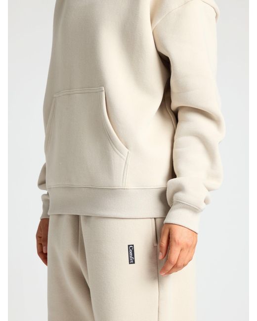 Comfrt Natural Basic Crop Hoodie