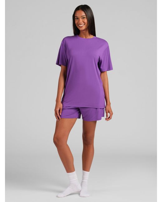Comfrt Purple Cloud Lounge Shorts