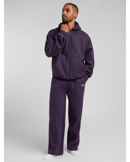 Comfrt Blue Cloud Straight Leg Sweatpants
