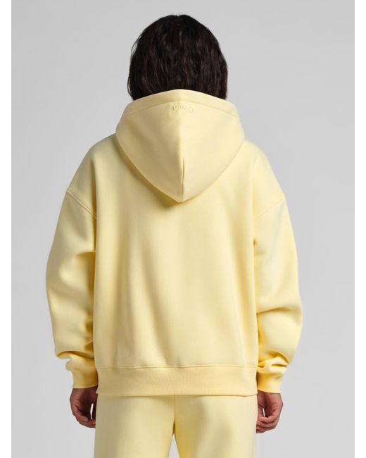 Comfrt Natural Basic Crop Zip Hoodie