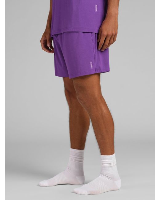 Comfrt Purple Cloud Lounge Shorts
