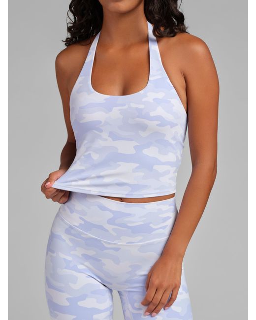 Comfrt White Core Halter Tank